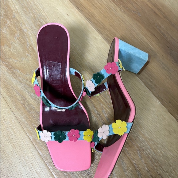 Stuad Floral Pink Sandals - Picture 4 of 4